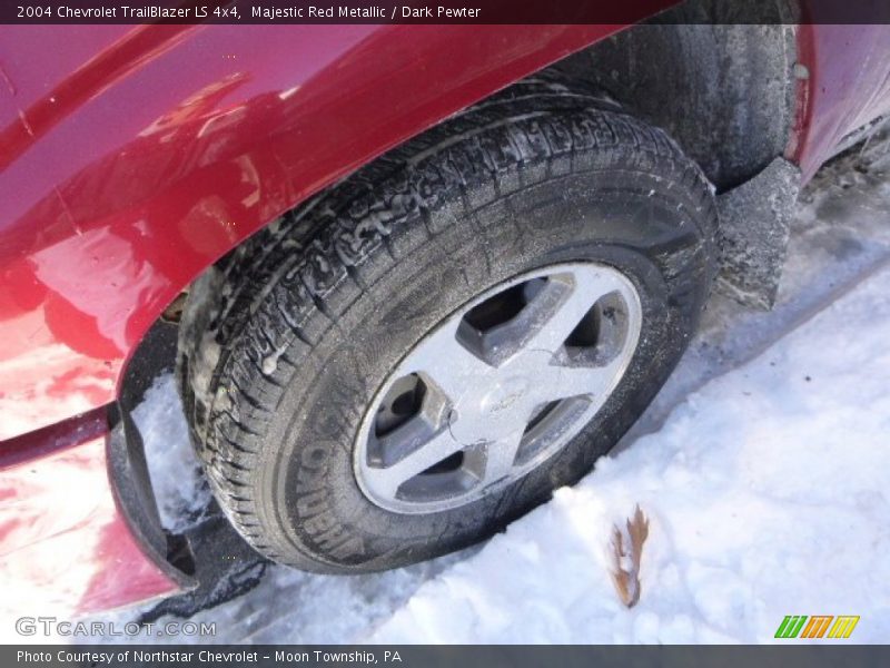 Majestic Red Metallic / Dark Pewter 2004 Chevrolet TrailBlazer LS 4x4
