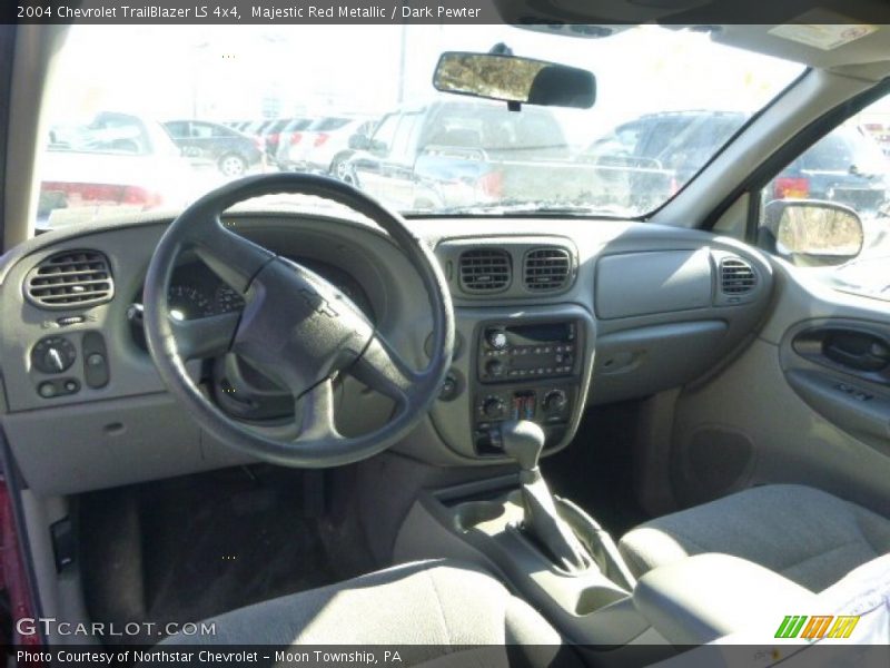 Majestic Red Metallic / Dark Pewter 2004 Chevrolet TrailBlazer LS 4x4