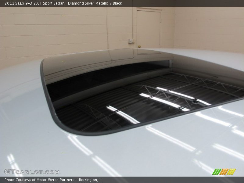 Diamond Silver Metallic / Black 2011 Saab 9-3 2.0T Sport Sedan