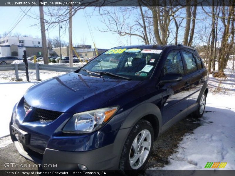 Neptune Blue / Graphite 2003 Pontiac Vibe