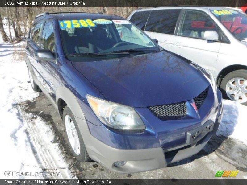Neptune Blue / Graphite 2003 Pontiac Vibe