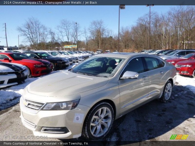 Champagne Silver Metallic / Jet Black 2014 Chevrolet Impala LTZ