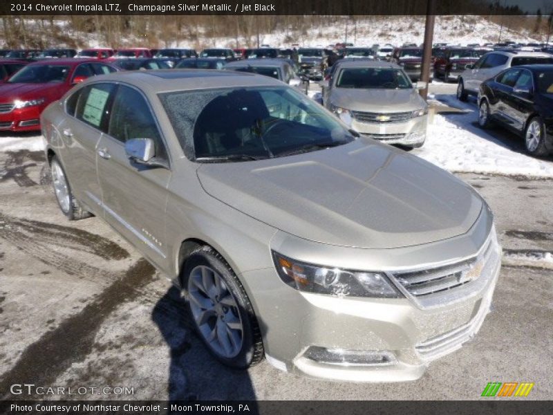 Champagne Silver Metallic / Jet Black 2014 Chevrolet Impala LTZ
