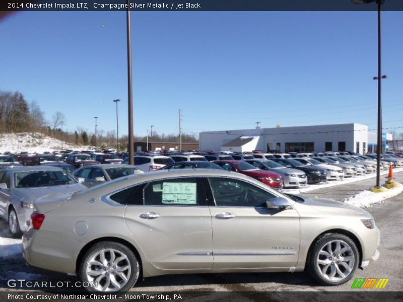 Champagne Silver Metallic / Jet Black 2014 Chevrolet Impala LTZ
