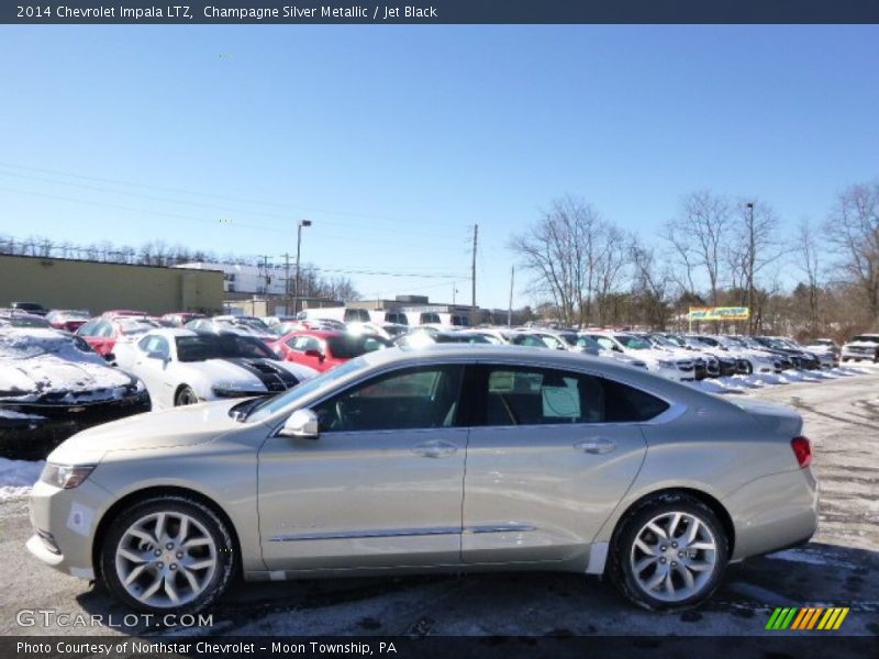 Champagne Silver Metallic / Jet Black 2014 Chevrolet Impala LTZ