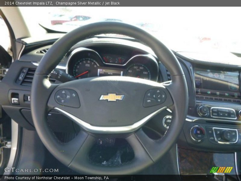 Champagne Silver Metallic / Jet Black 2014 Chevrolet Impala LTZ
