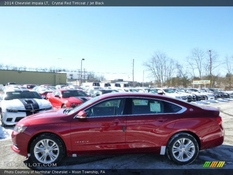 Crystal Red Tintcoat / Jet Black 2014 Chevrolet Impala LT