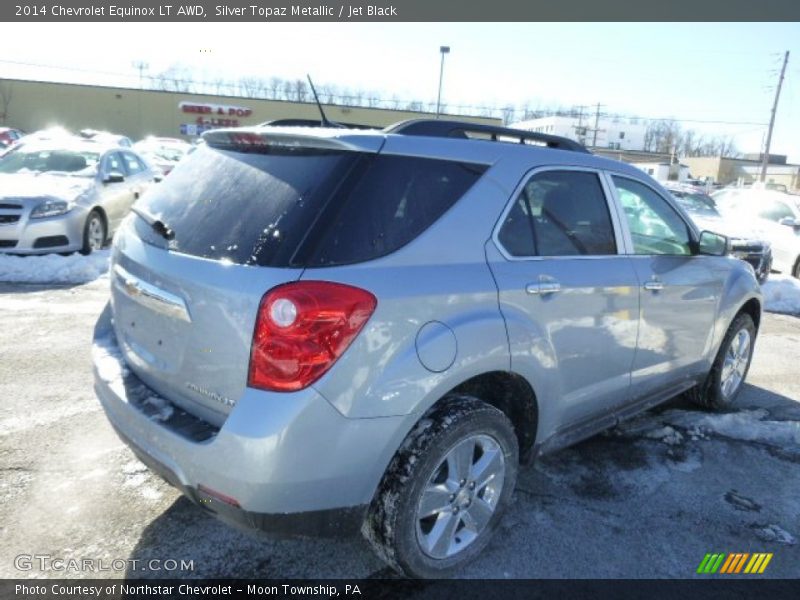 Silver Topaz Metallic / Jet Black 2014 Chevrolet Equinox LT AWD