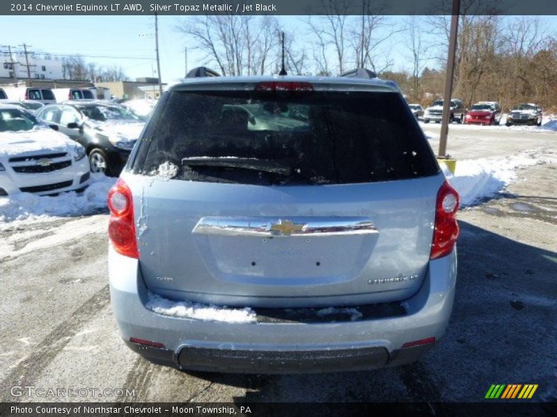 Silver Topaz Metallic / Jet Black 2014 Chevrolet Equinox LT AWD