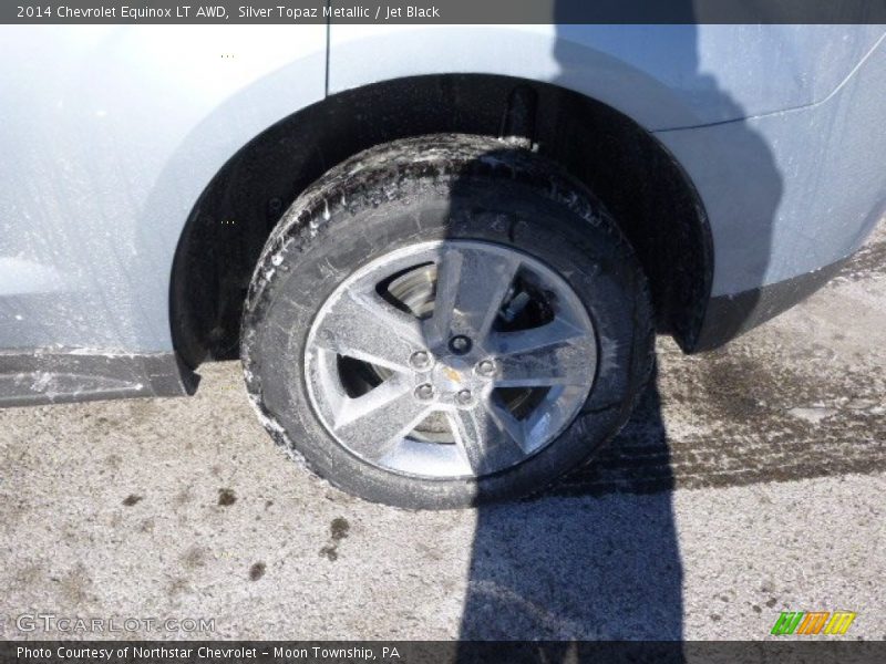 Silver Topaz Metallic / Jet Black 2014 Chevrolet Equinox LT AWD