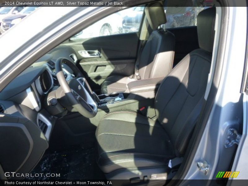 Silver Topaz Metallic / Jet Black 2014 Chevrolet Equinox LT AWD