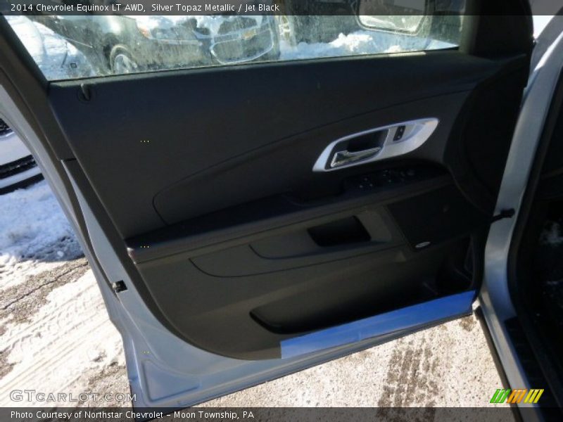Silver Topaz Metallic / Jet Black 2014 Chevrolet Equinox LT AWD