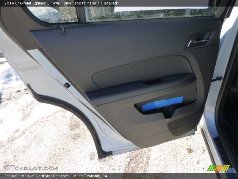 Silver Topaz Metallic / Jet Black 2014 Chevrolet Equinox LT AWD
