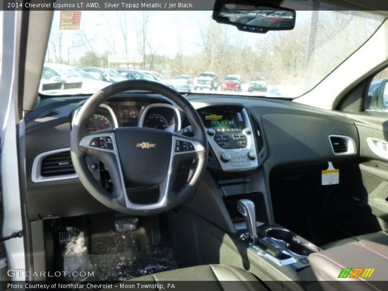 Silver Topaz Metallic / Jet Black 2014 Chevrolet Equinox LT AWD