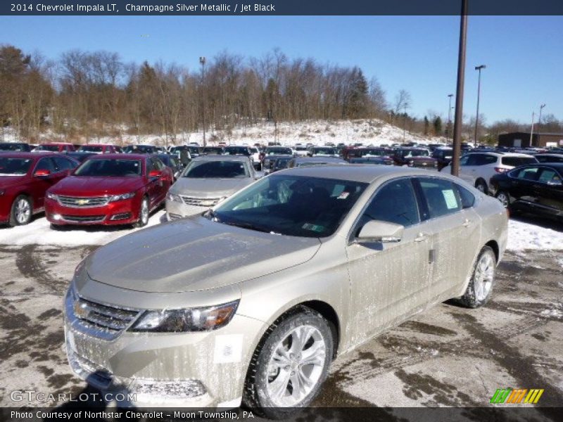 Champagne Silver Metallic / Jet Black 2014 Chevrolet Impala LT