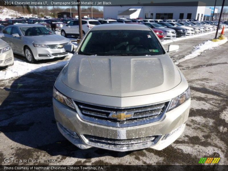 Champagne Silver Metallic / Jet Black 2014 Chevrolet Impala LT