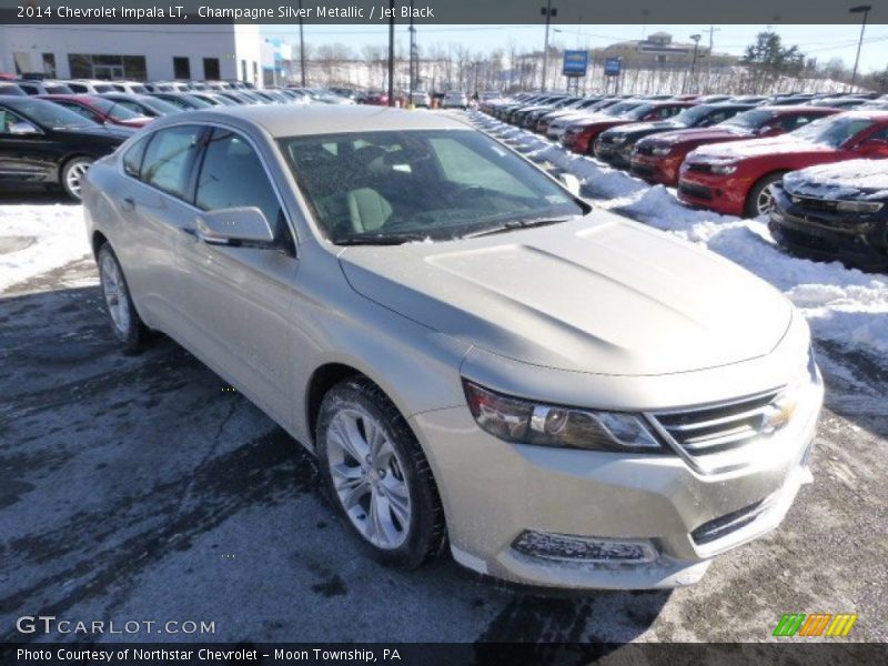 Champagne Silver Metallic / Jet Black 2014 Chevrolet Impala LT