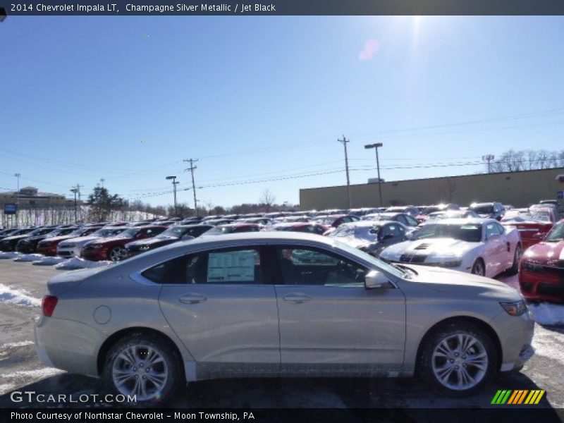 Champagne Silver Metallic / Jet Black 2014 Chevrolet Impala LT
