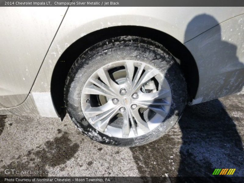 Champagne Silver Metallic / Jet Black 2014 Chevrolet Impala LT