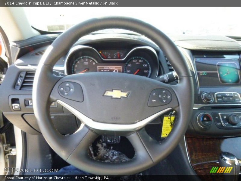 Champagne Silver Metallic / Jet Black 2014 Chevrolet Impala LT