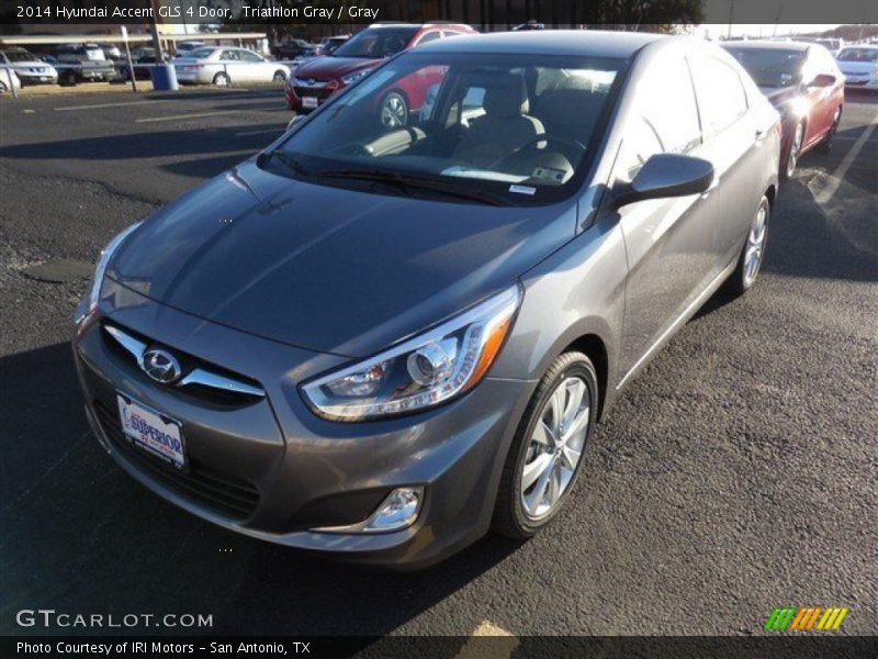 Triathlon Gray / Gray 2014 Hyundai Accent GLS 4 Door