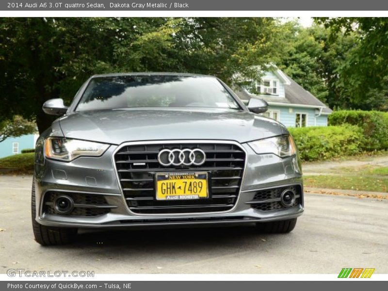 Dakota Gray Metallic / Black 2014 Audi A6 3.0T quattro Sedan