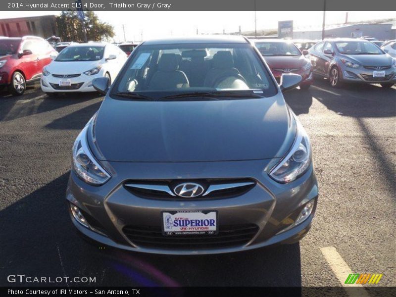 Triathlon Gray / Gray 2014 Hyundai Accent GLS 4 Door
