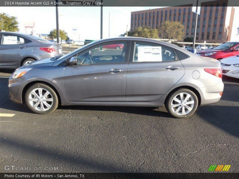 Triathlon Gray / Gray 2014 Hyundai Accent GLS 4 Door