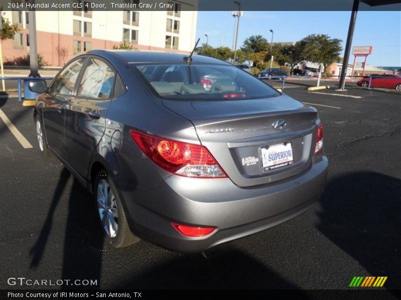 Triathlon Gray / Gray 2014 Hyundai Accent GLS 4 Door