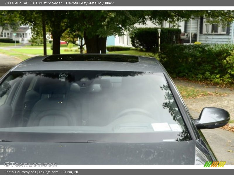 Dakota Gray Metallic / Black 2014 Audi A6 3.0T quattro Sedan