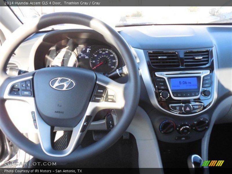 Triathlon Gray / Gray 2014 Hyundai Accent GLS 4 Door