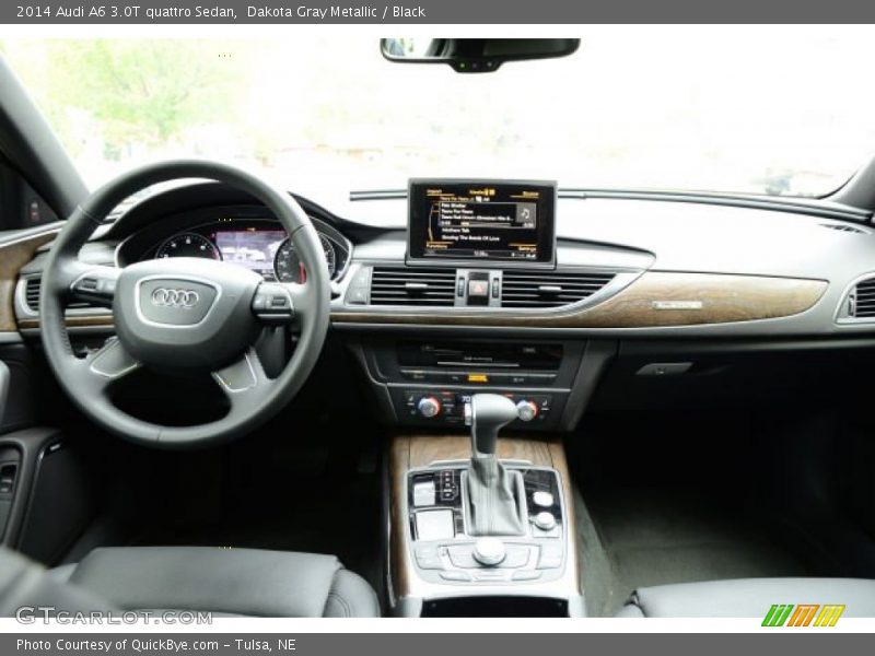Dakota Gray Metallic / Black 2014 Audi A6 3.0T quattro Sedan
