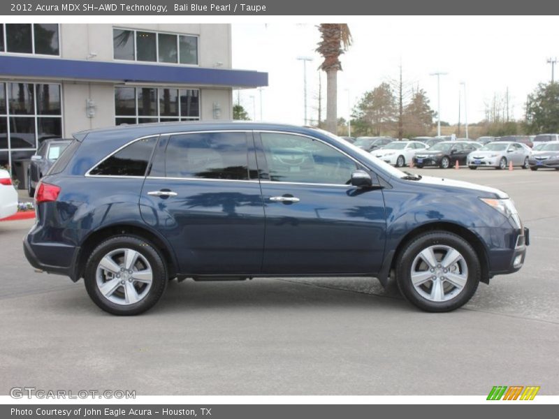 Bali Blue Pearl / Taupe 2012 Acura MDX SH-AWD Technology