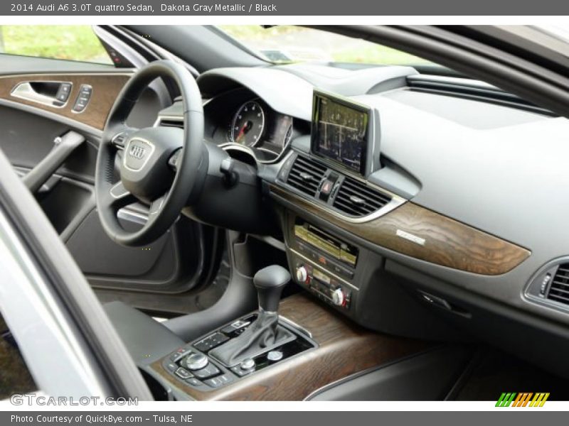 Dakota Gray Metallic / Black 2014 Audi A6 3.0T quattro Sedan