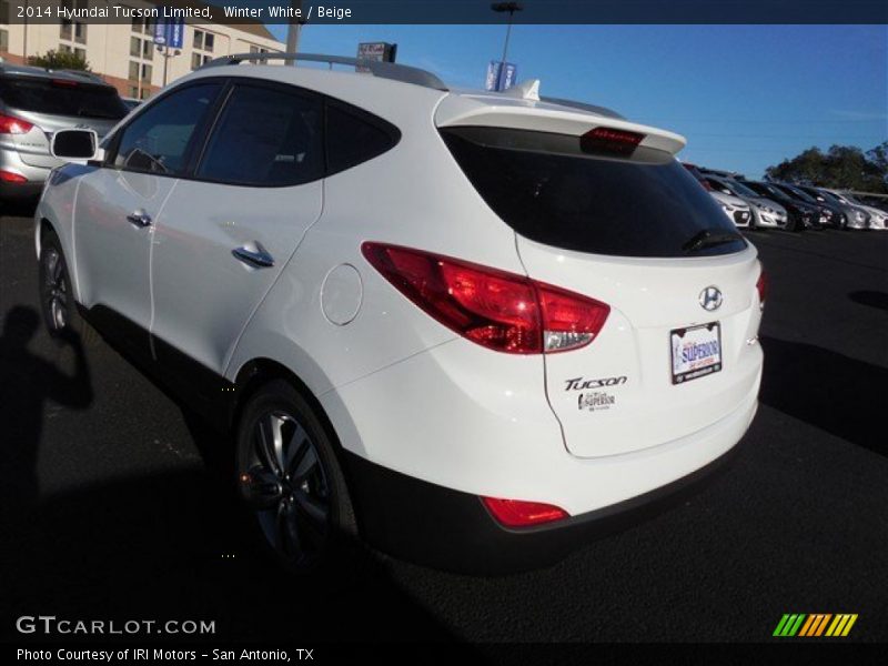 Winter White / Beige 2014 Hyundai Tucson Limited