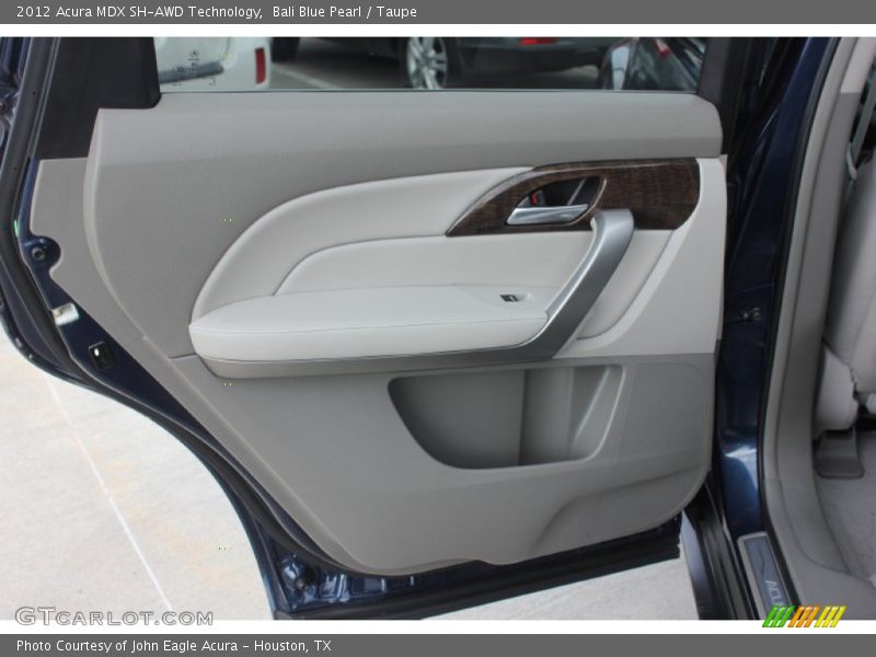 Bali Blue Pearl / Taupe 2012 Acura MDX SH-AWD Technology