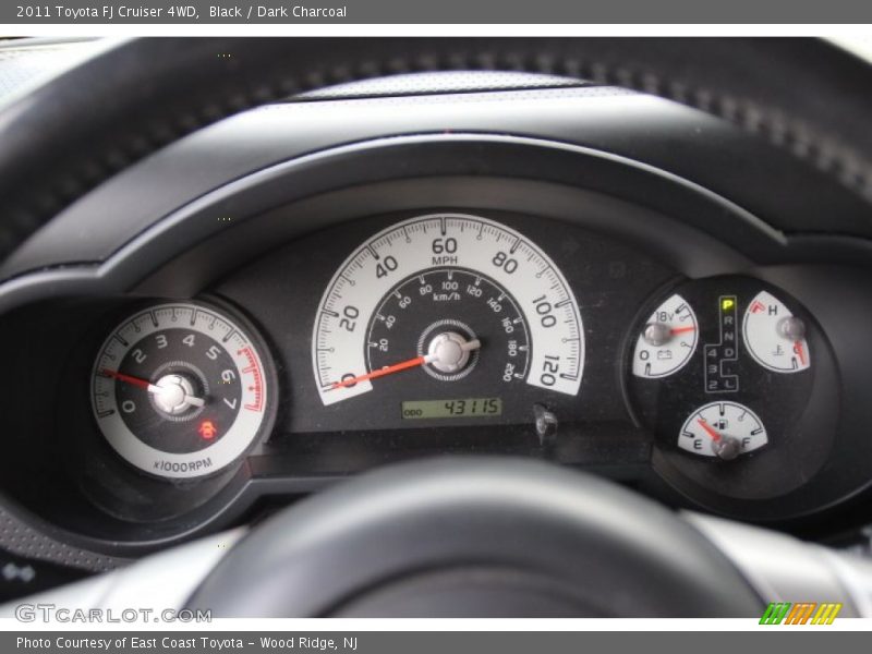 Black / Dark Charcoal 2011 Toyota FJ Cruiser 4WD