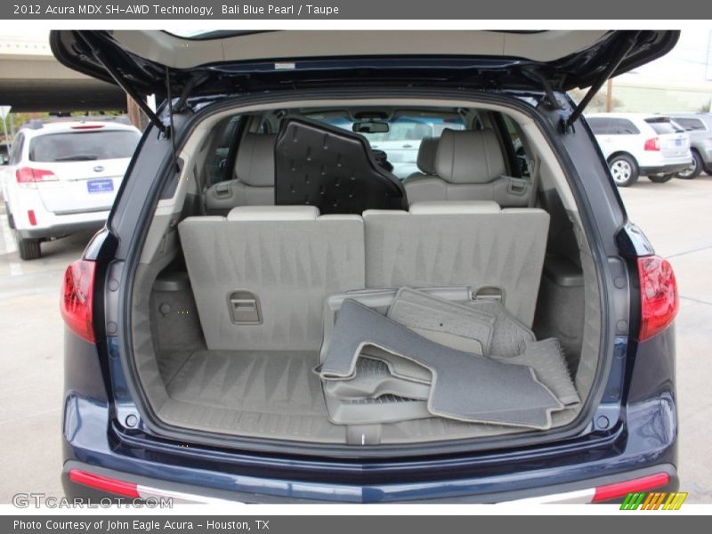 Bali Blue Pearl / Taupe 2012 Acura MDX SH-AWD Technology