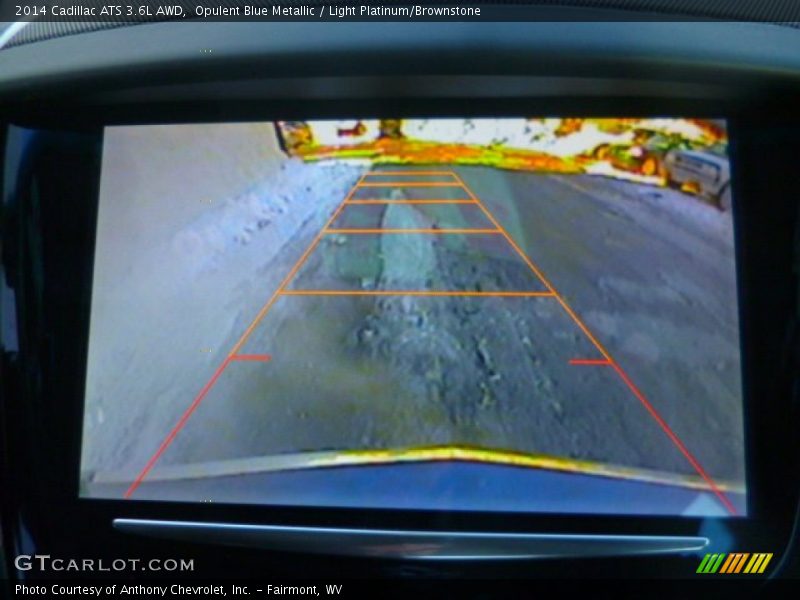 Opulent Blue Metallic / Light Platinum/Brownstone 2014 Cadillac ATS 3.6L AWD