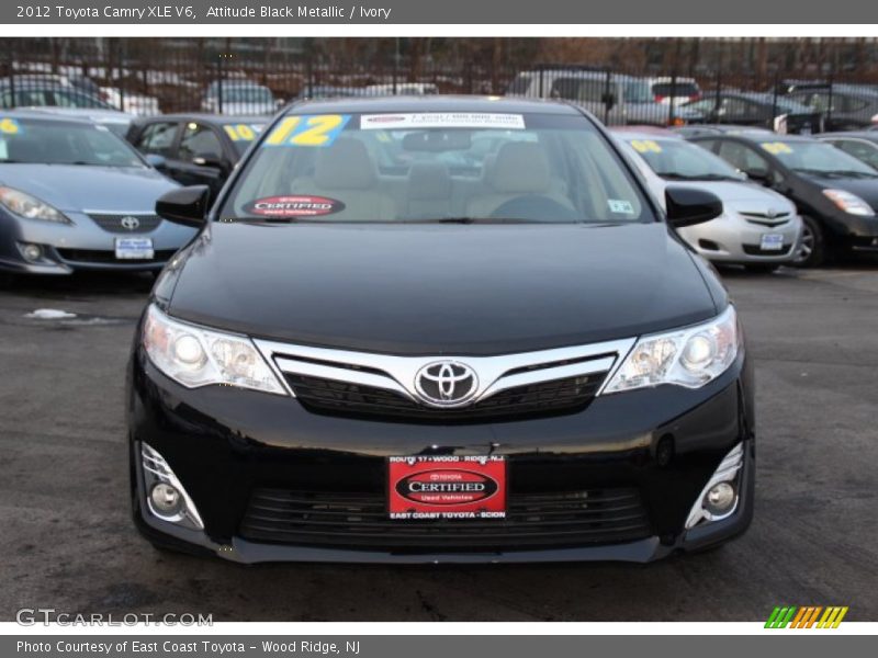 Attitude Black Metallic / Ivory 2012 Toyota Camry XLE V6
