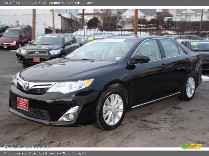 Attitude Black Metallic / Ivory 2012 Toyota Camry XLE V6