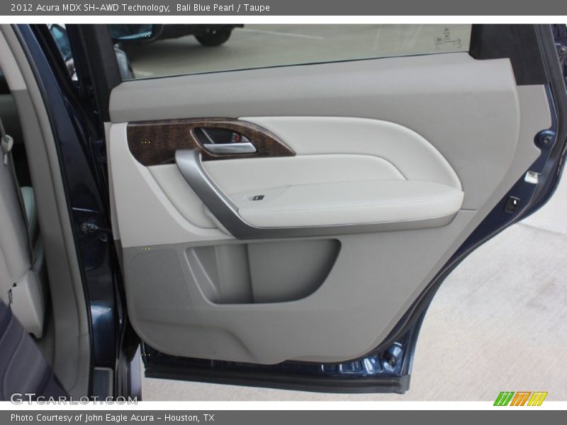 Bali Blue Pearl / Taupe 2012 Acura MDX SH-AWD Technology
