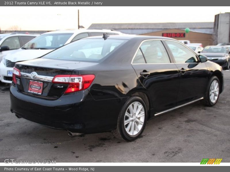 Attitude Black Metallic / Ivory 2012 Toyota Camry XLE V6