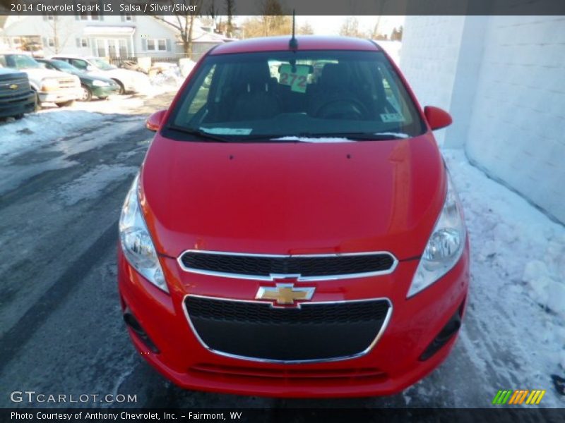 Salsa / Silver/Silver 2014 Chevrolet Spark LS