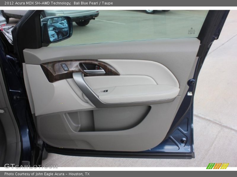 Bali Blue Pearl / Taupe 2012 Acura MDX SH-AWD Technology