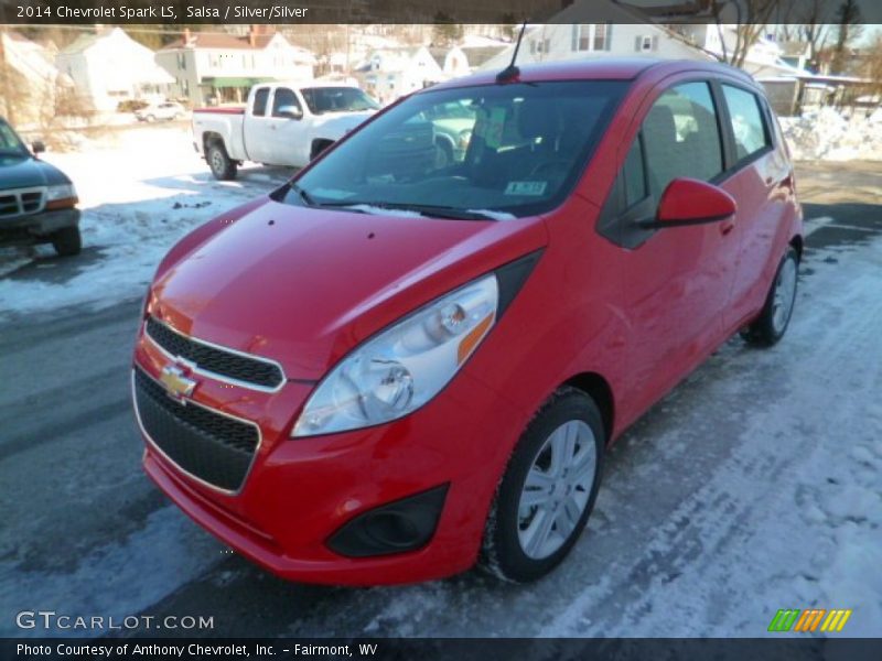 Salsa / Silver/Silver 2014 Chevrolet Spark LS