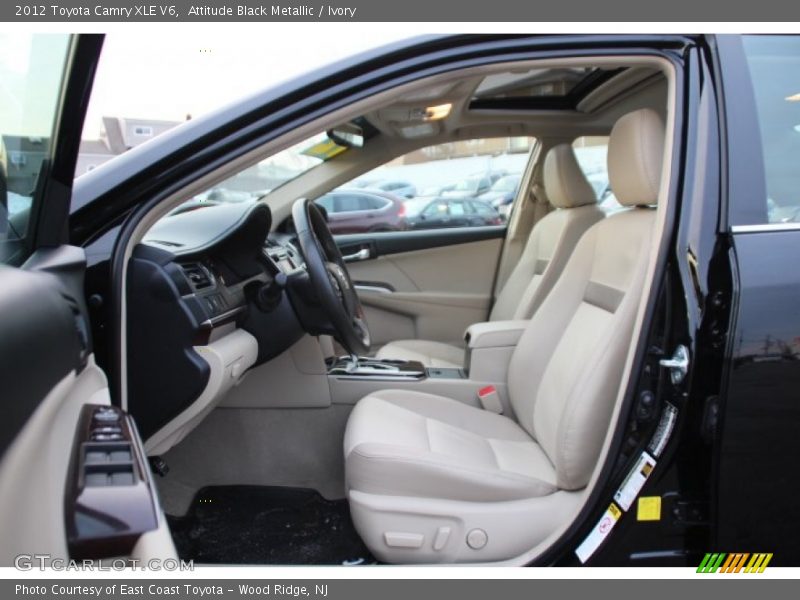 Attitude Black Metallic / Ivory 2012 Toyota Camry XLE V6