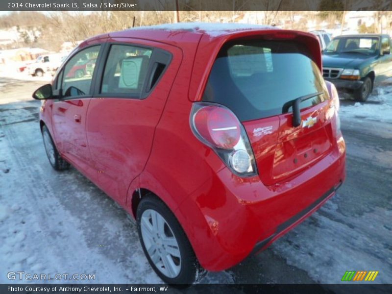 Salsa / Silver/Silver 2014 Chevrolet Spark LS