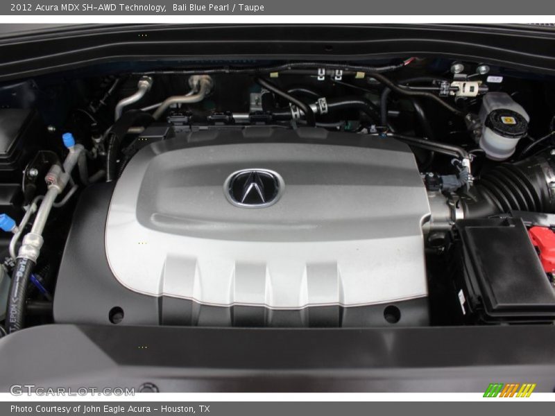 Bali Blue Pearl / Taupe 2012 Acura MDX SH-AWD Technology