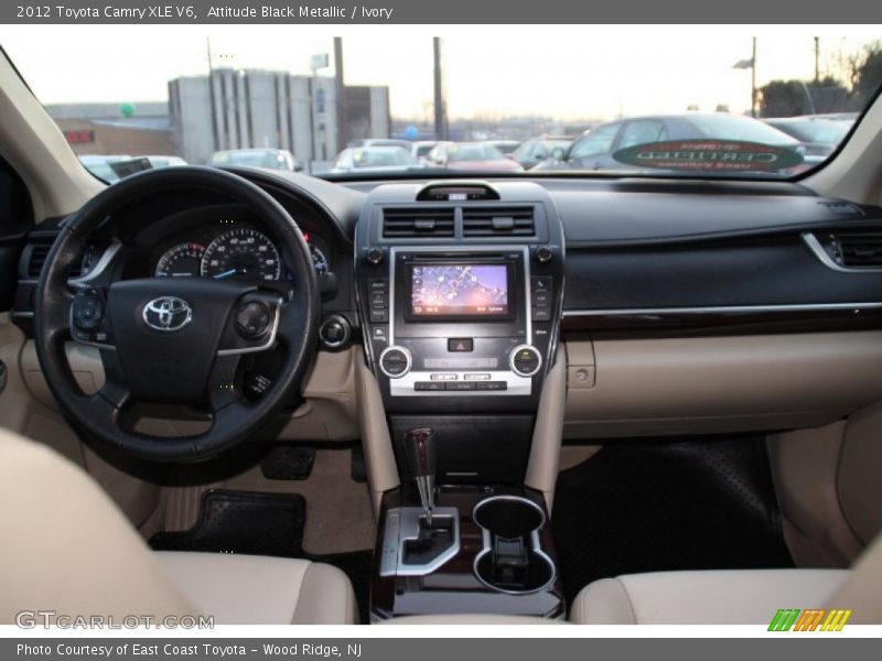 Attitude Black Metallic / Ivory 2012 Toyota Camry XLE V6